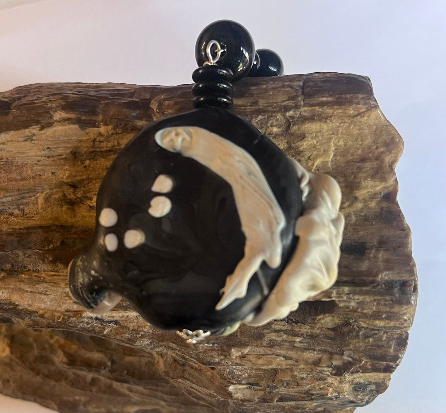 XL Palomino artisan necklace, sculpted horse necklace, horse necklace,horse head necklace