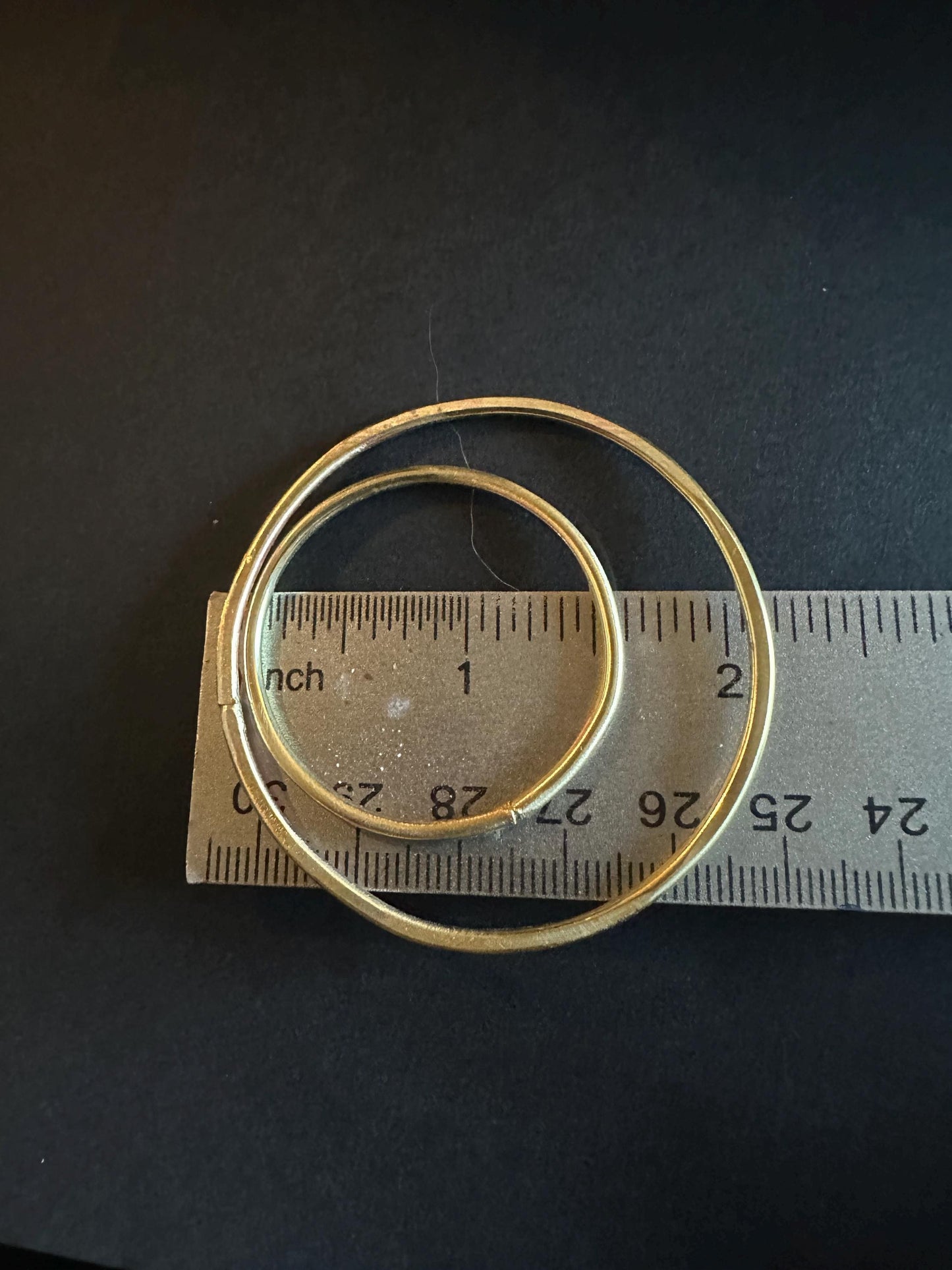 Round barrette,Minimalist hair pin, brass hair clip, hair slide, hair clip, minimal hair clip, open circle hair jewelry, gold hair slide