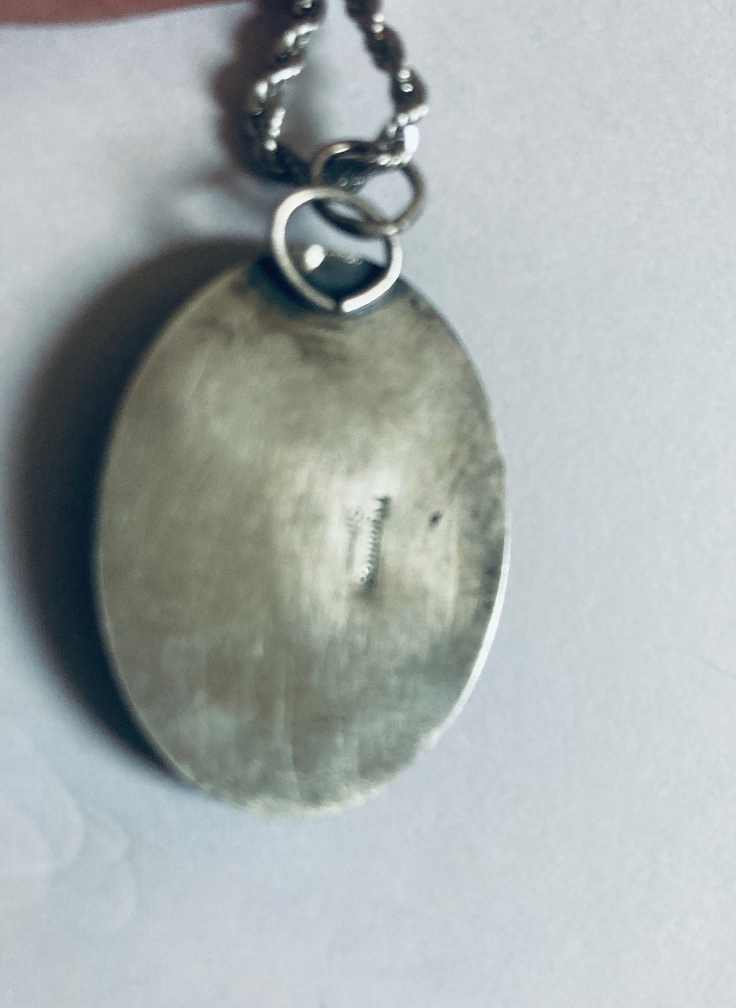 Under the stars , artisan silver necklace
