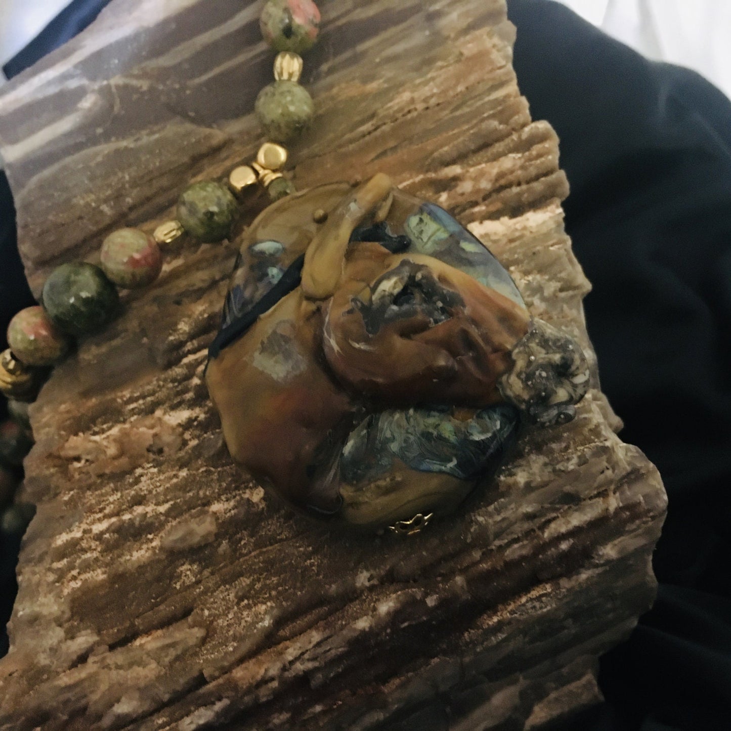 Molly the mule necklace and earrings