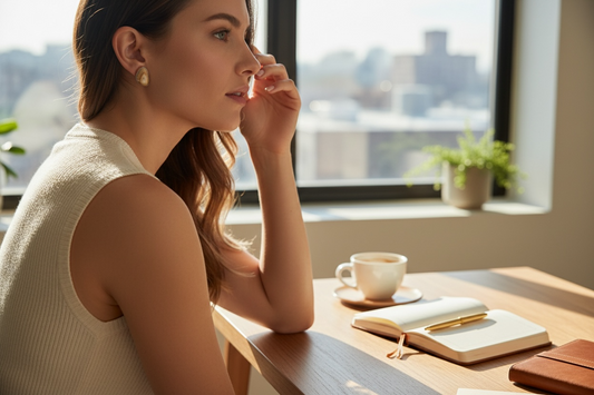 Elk Ivory Post Earrings