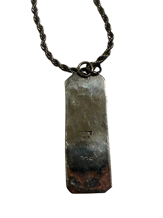 Bucking Horse with Blue Kingman Turquoise