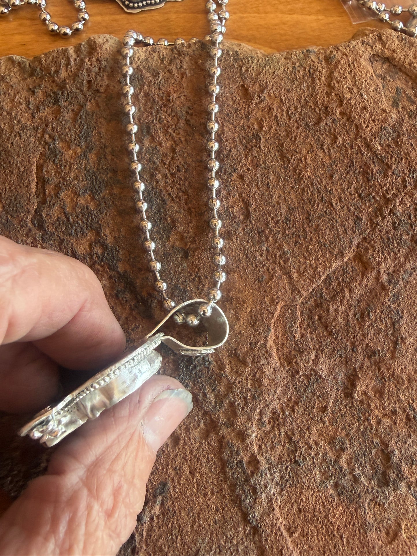 White Buffalo Statement Necklace | Handmade Sterling Silver (Copy)