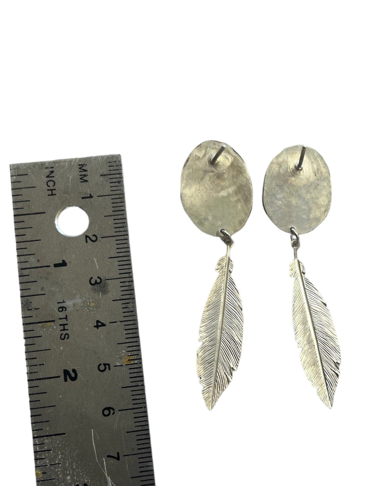 Kingman Turquoise post earrings