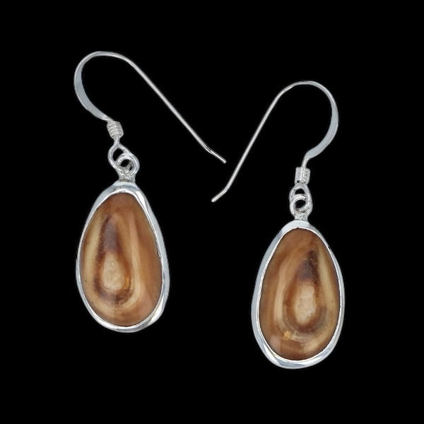 Custom Elk Ivory Earrings
