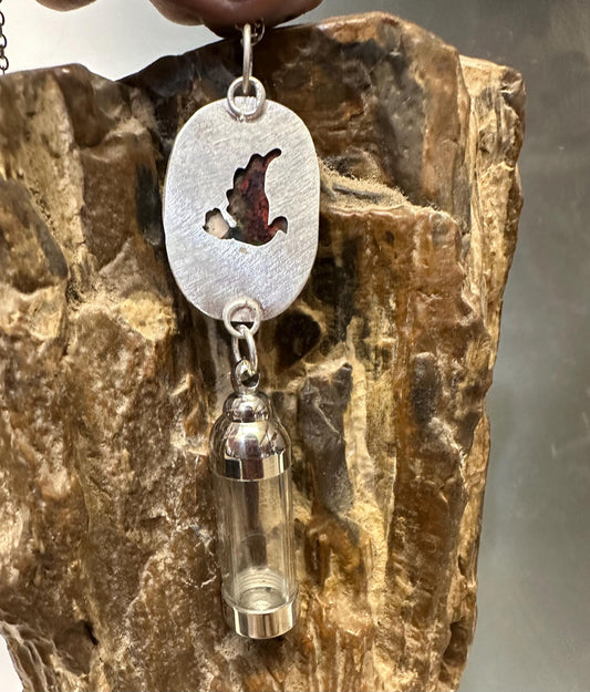 Keepsake jewelry, cremains necklace, urn jewelry,