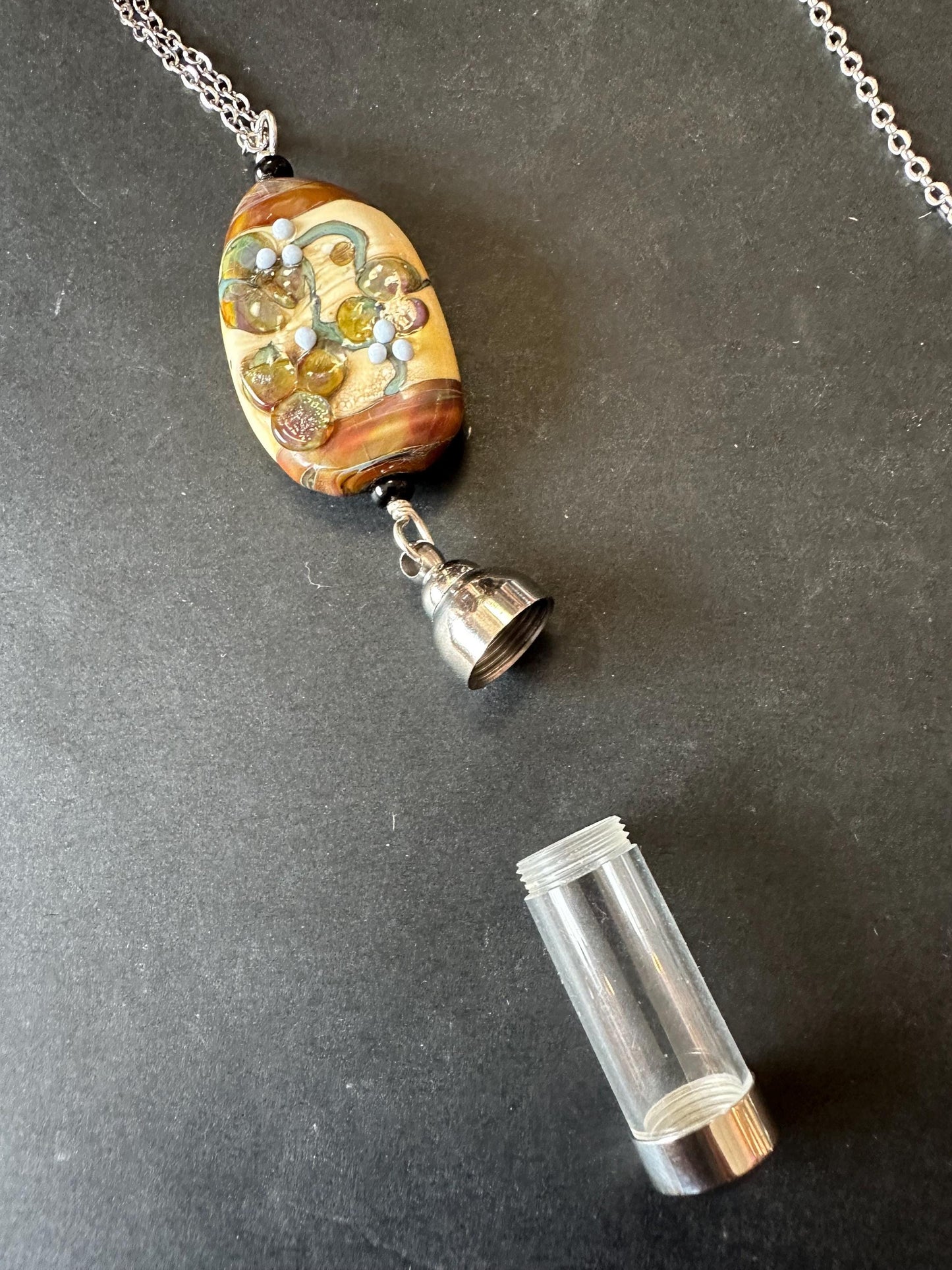 Keepsake jewelry, cremains necklace, urn jewelry, memento jewelry,pill bottle,