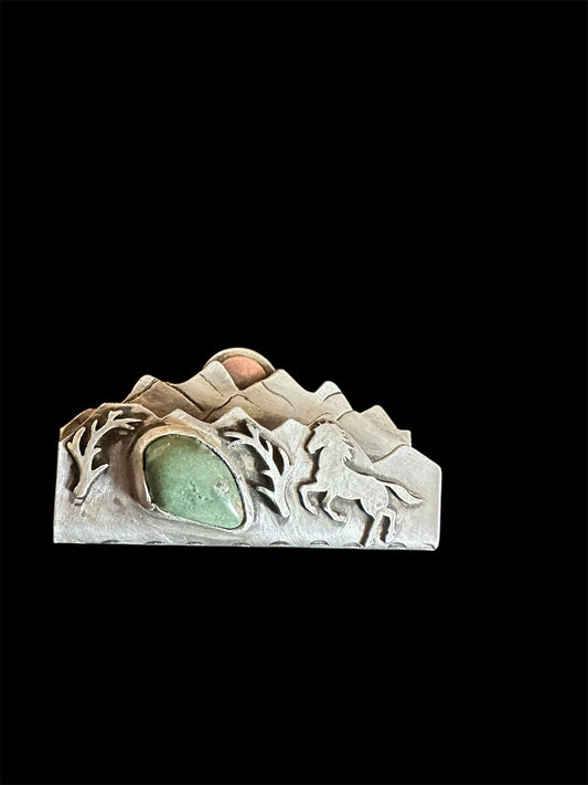 Hat band slide, cowboy hat jewelry, hat band jewelry,