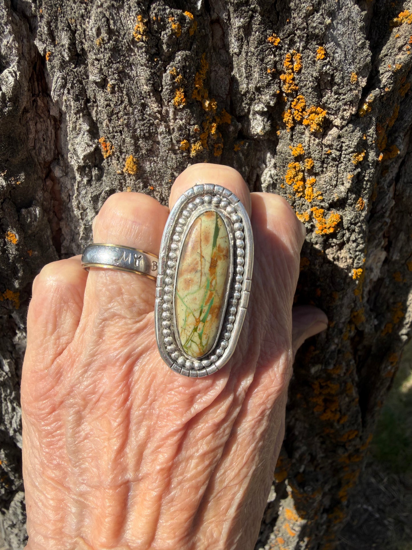 Boulder Turquoise Statement Ring