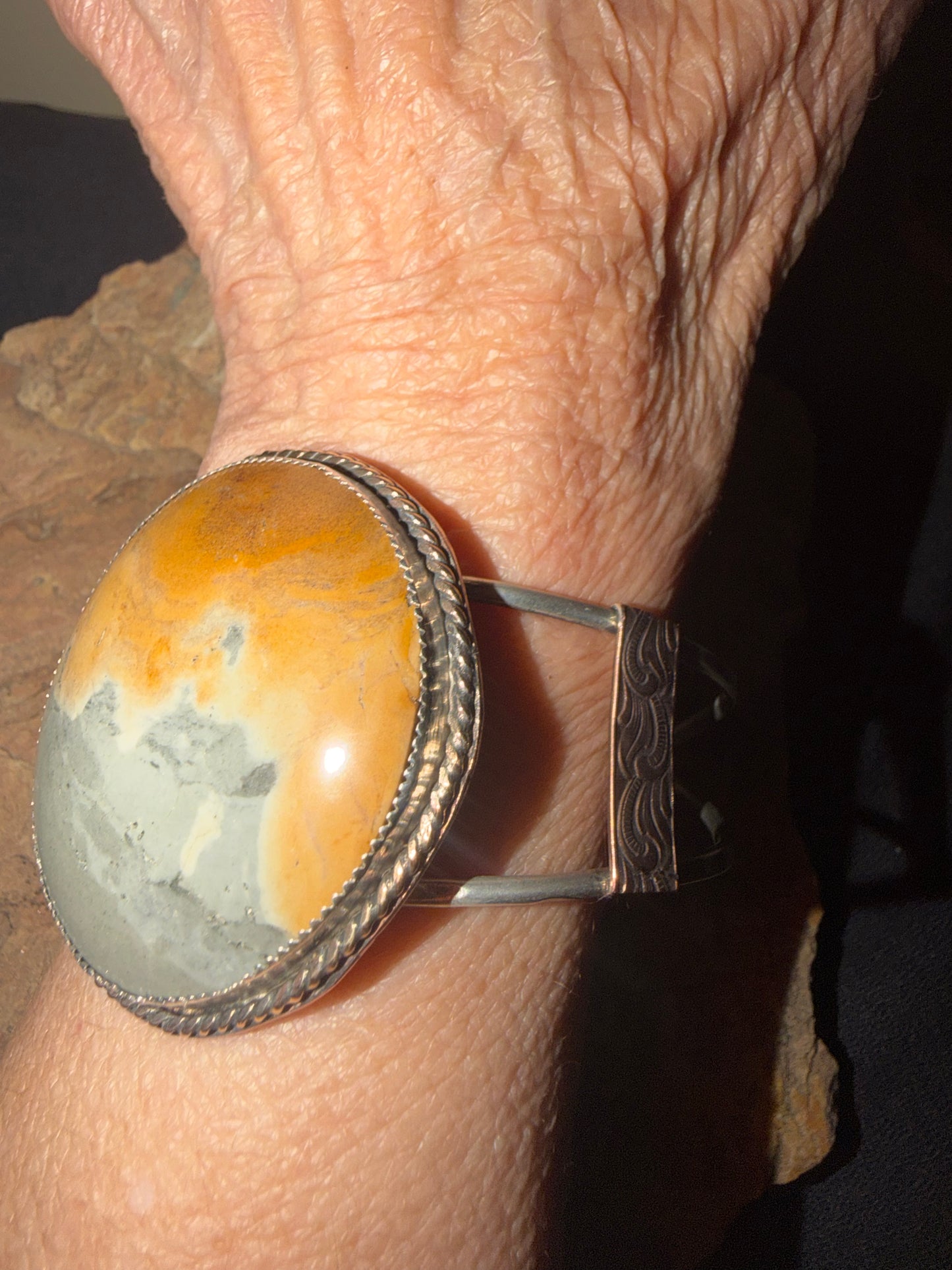Maligano Jasper Statement cuff