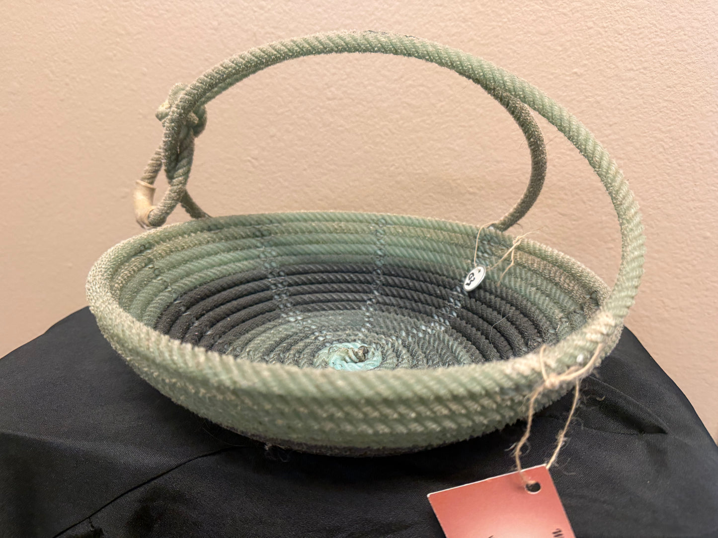 G-3 sage turquoise lariat rope basket