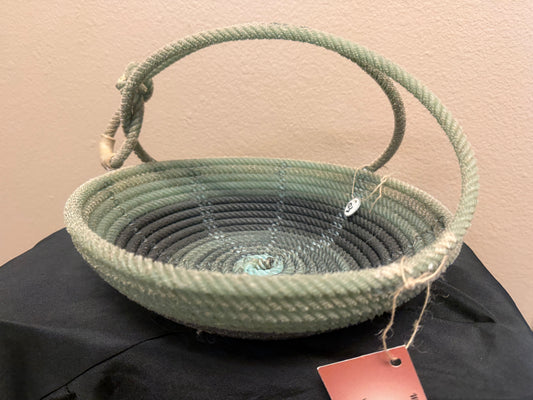 G-3 sage turquoise lariat rope basket