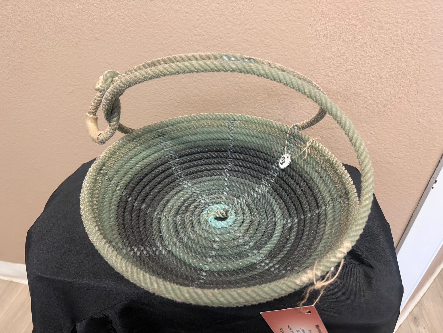 G-3 sage turquoise lariat rope basket