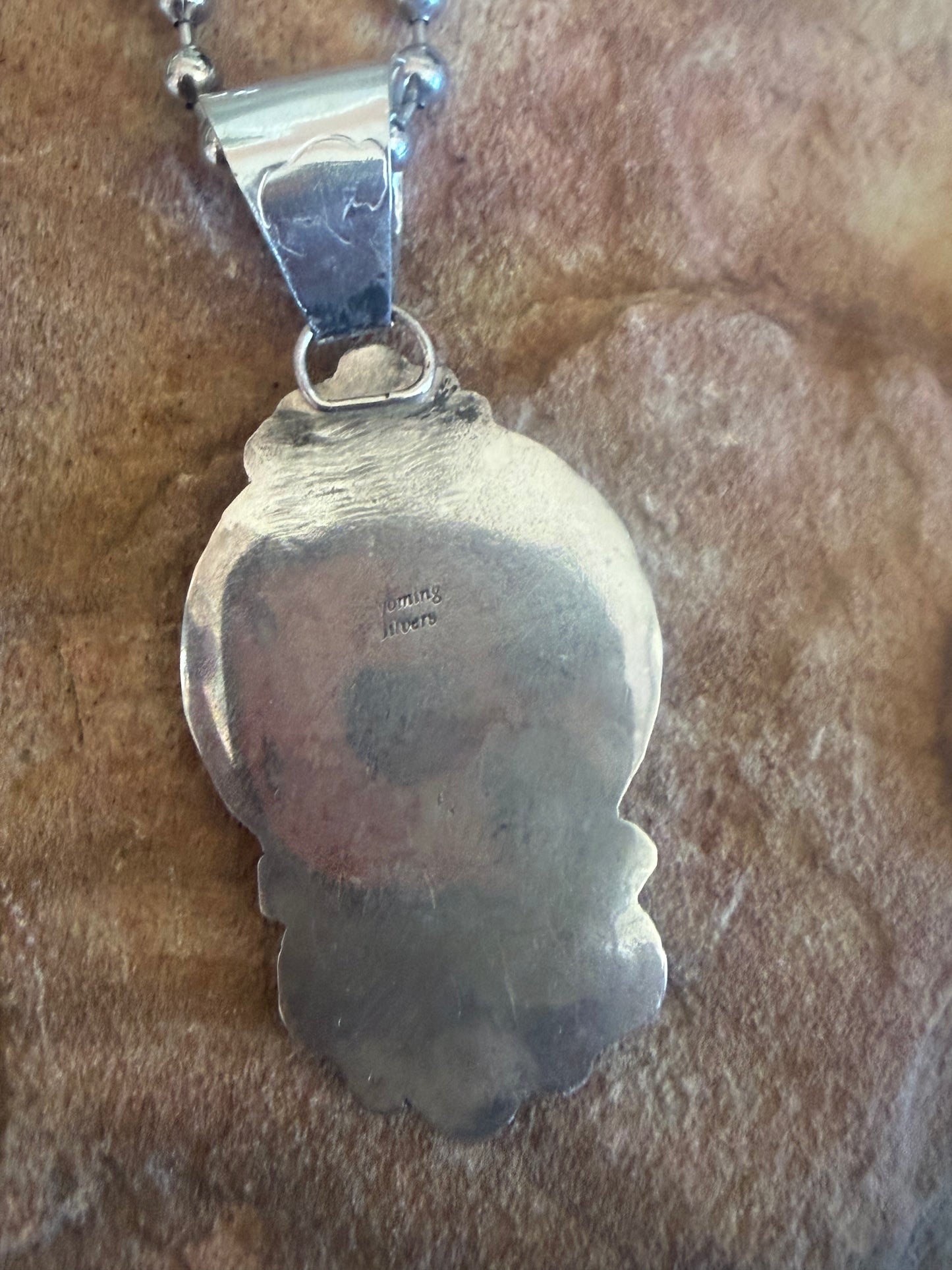 Buffalo Nickel & Kingman Turquoise Pendant Necklace