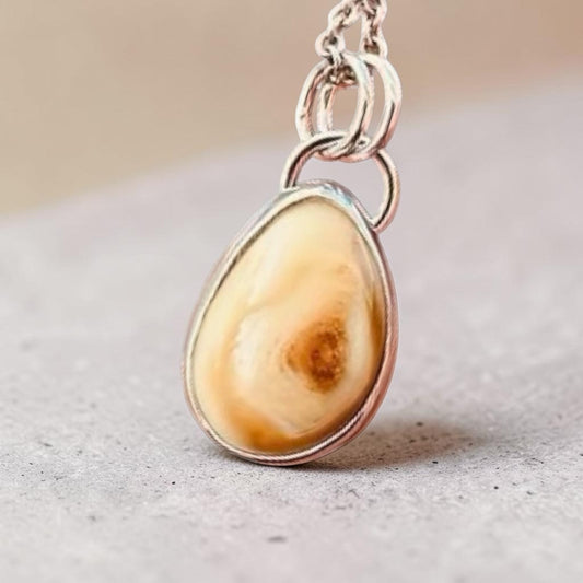 Custom Elk ivory necklace