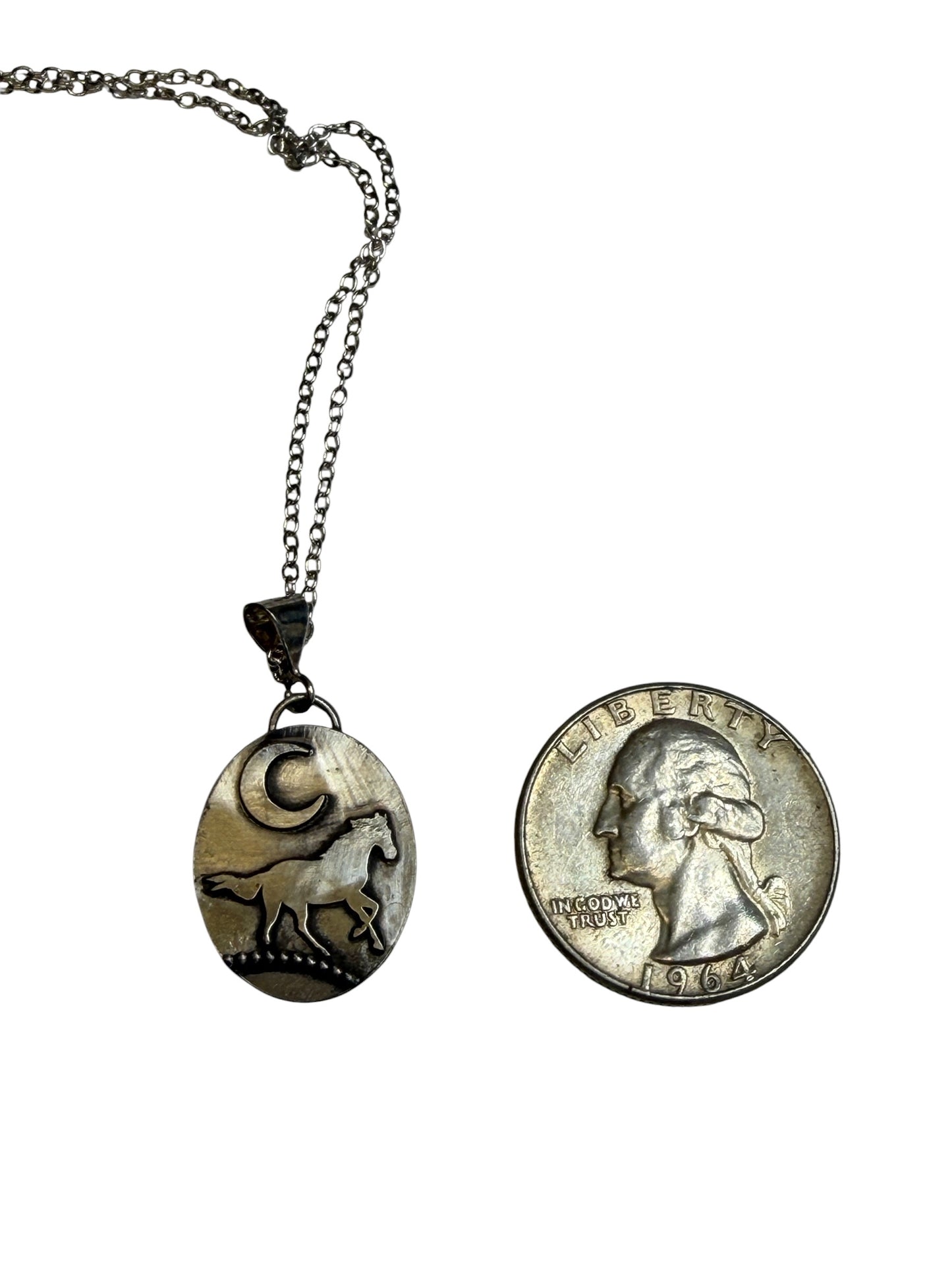Petite horse necklace
