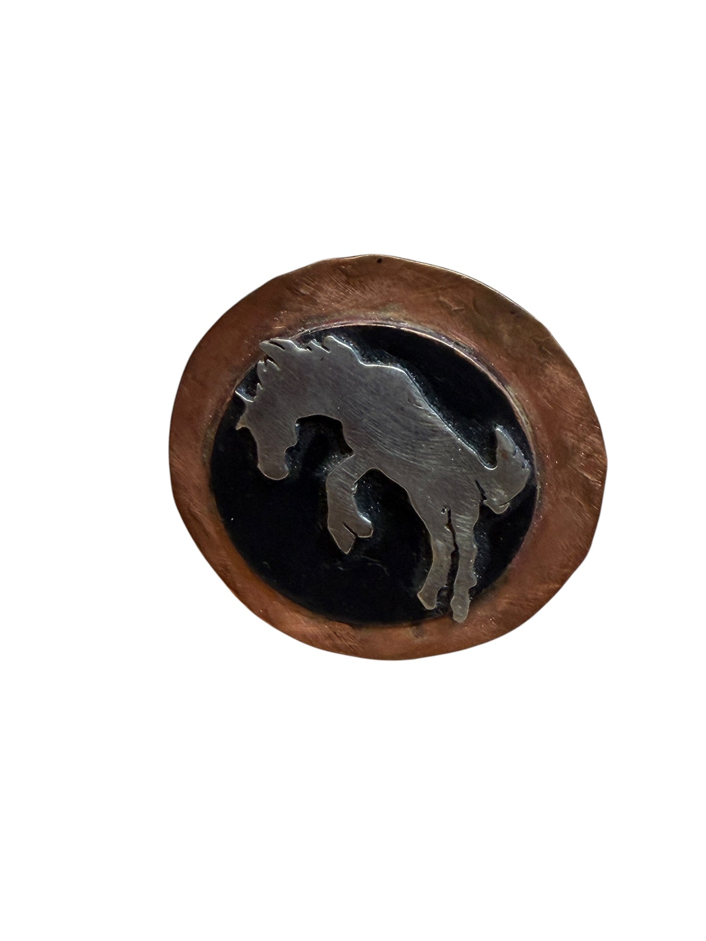 Horse head scarf slide