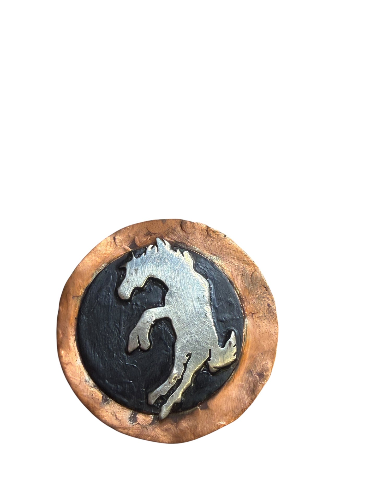 Horse head scarf slide