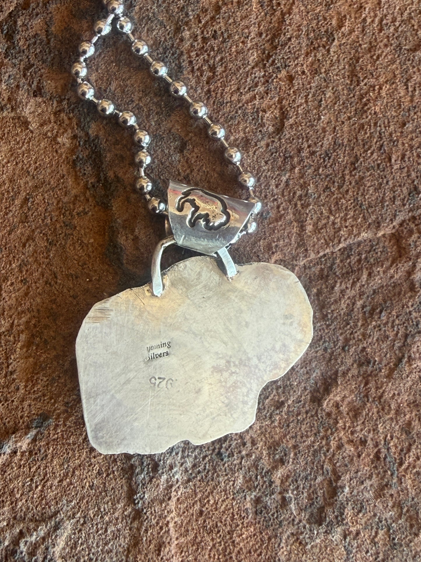 White Buffalo Statement Necklace | Handmade Sterling Silver
