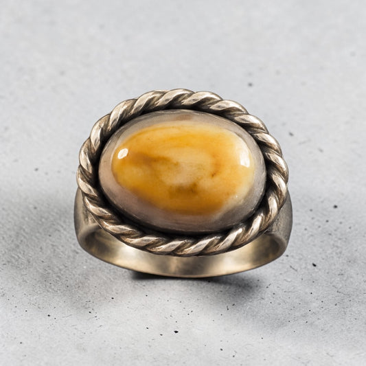 Elk ivory ring