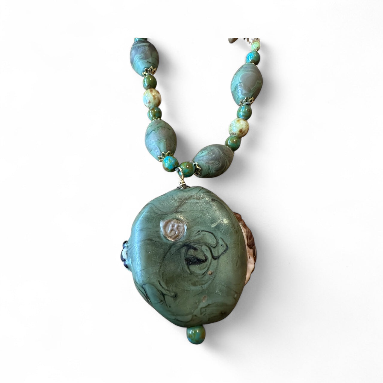 Bighorn sheep necklace