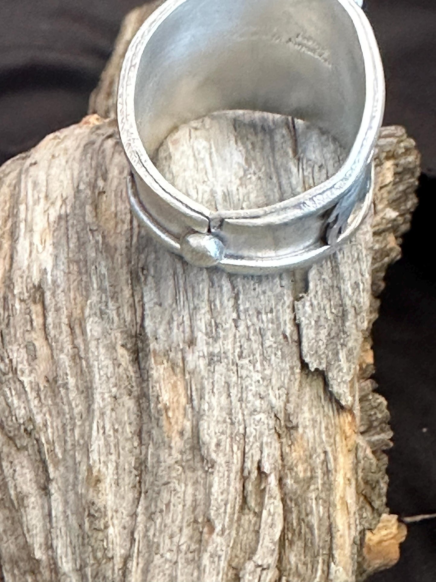 Buffalo Sterling Silver Saddle Ring, Big Ass Ring, statement ring, large Ring, big ring