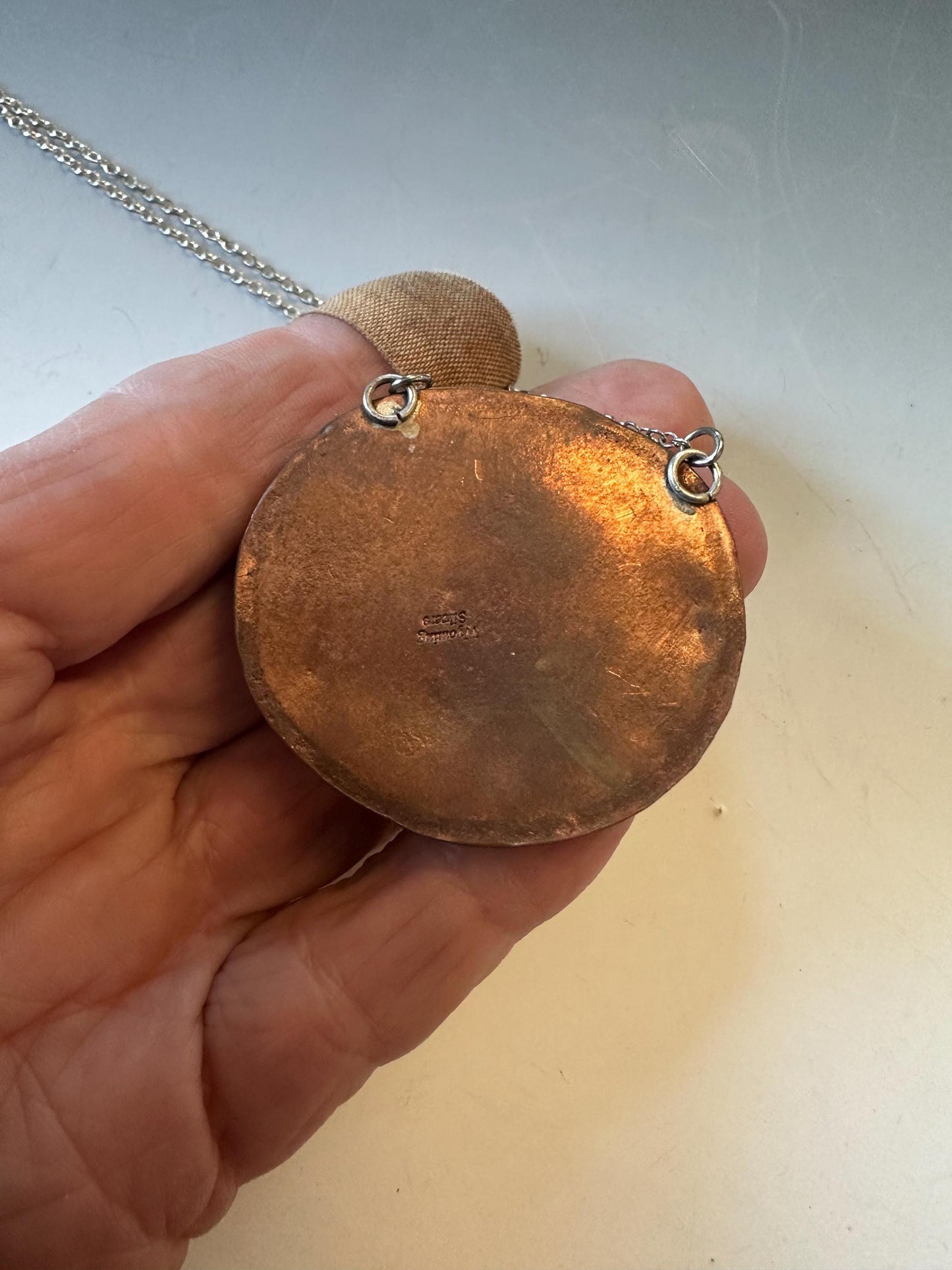 Palomino lampwork glass necklace, horseman jewelry, cowgirl necklace, cowgirl , horse lover, horse addict,horse, horse jewelry